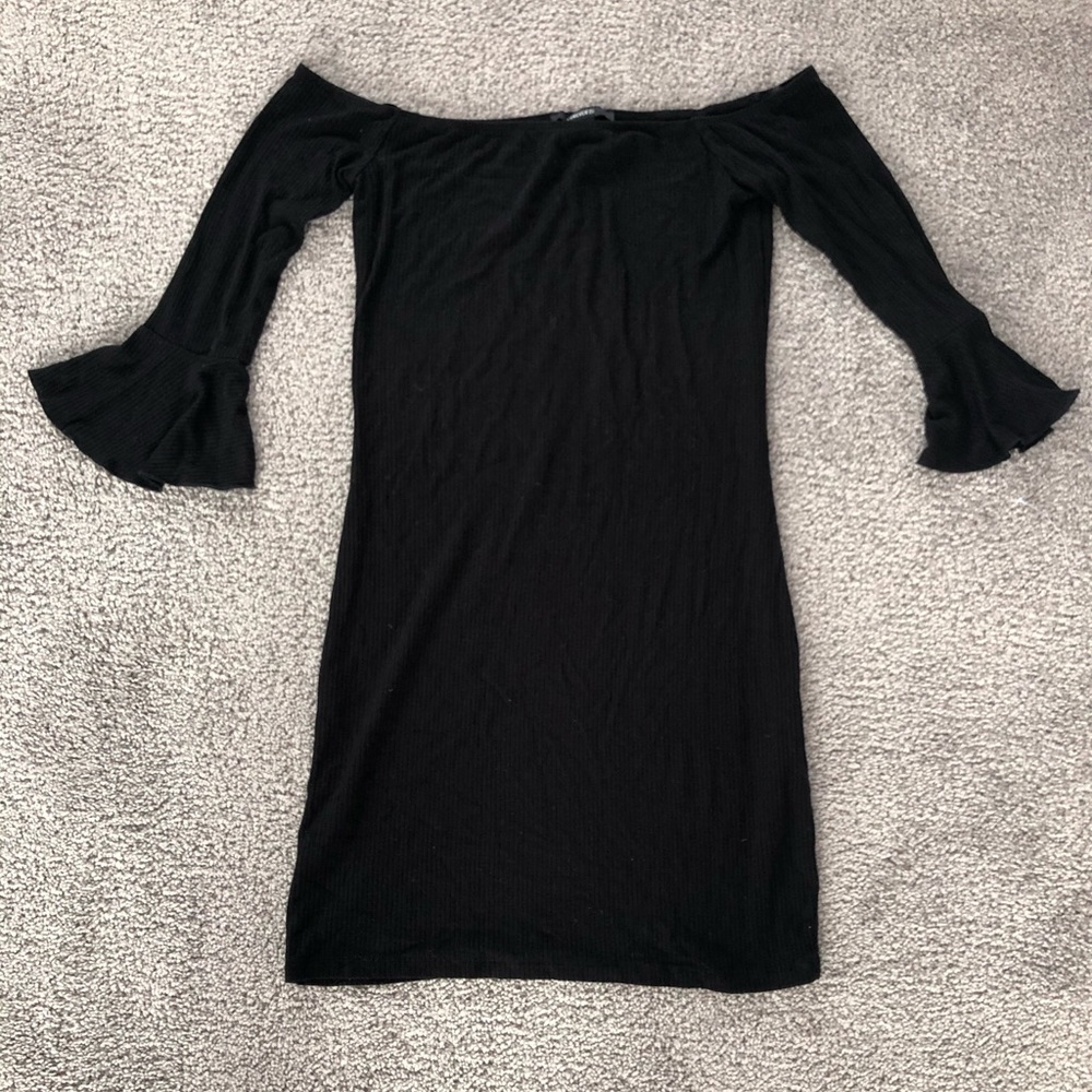 Black Off The Shoulder Dress